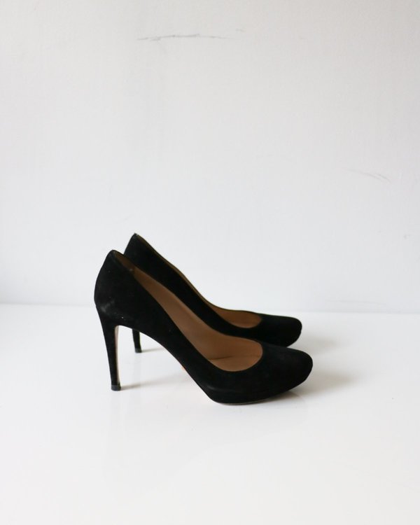 Prada Black Suede Pumps, Size 37.5 Prada Black Suede Pumps, Size 37.5