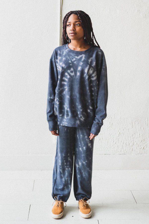SLATER SWEATSHIRT IN SMOKEY QUARTZ TIE DYE SLATER SWEATSHIRT IN SMOKEY QUARTZ TIE DYE
