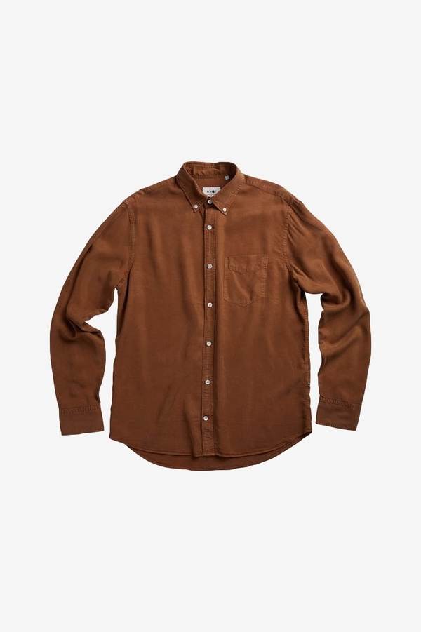 NN07 Levon Tencel Shirt - Canela Brown NN07 Levon Tencel Shirt - Canela Brown
