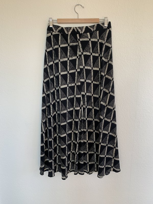 PRE-LOVED LOOP Porridge Skirt - Black/cream PRE-LOVED LOOP Porridge Skirt - Black/cream
