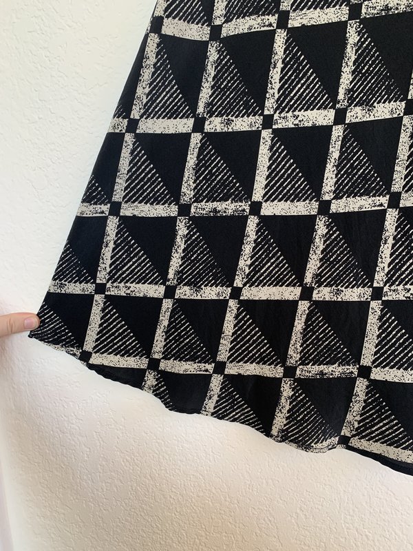 PRE-LOVED LOOP Porridge Skirt - Black/cream PRE-LOVED LOOP Porridge Skirt - Black/cream