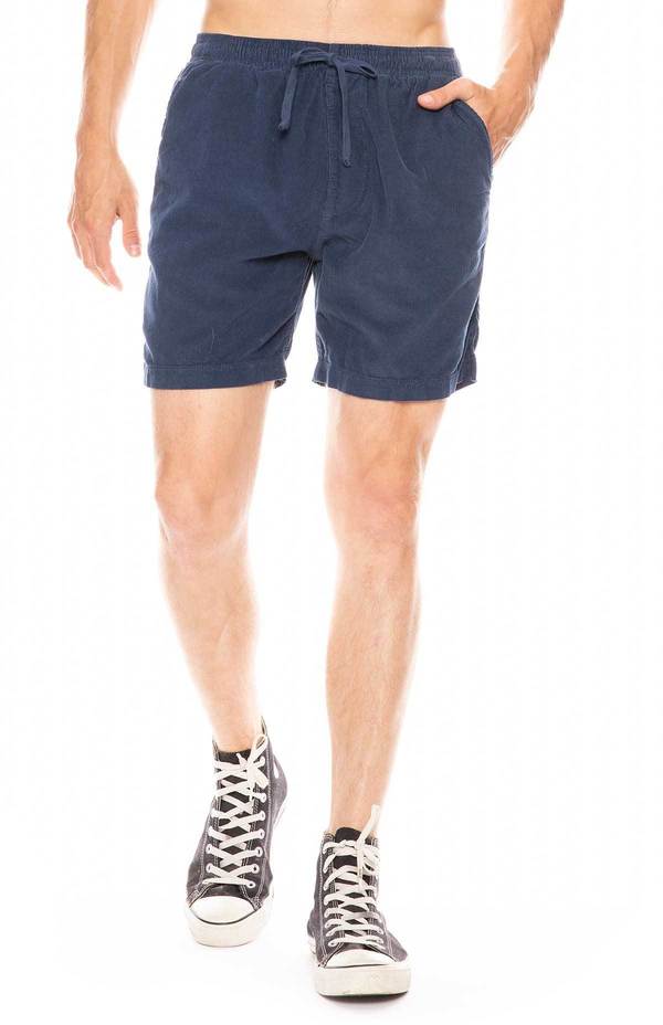 Save Khaki Corduroy Easy Short - INDIGO 