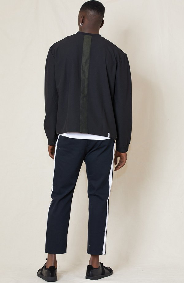 Lot78 Crêpe Bomber - black Lot78 Crêpe Bomber - black