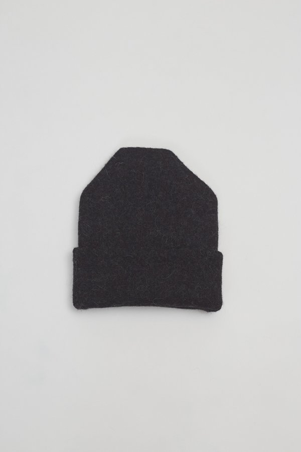 Lauren Manoogian Carpenter Hat - Black Melange Lauren Manoogian Carpenter Hat - Black Melange