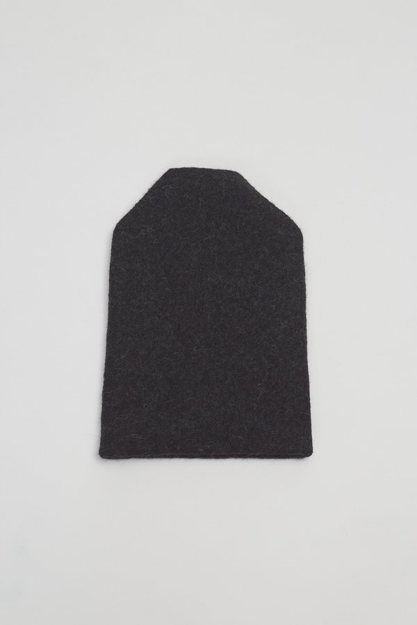 Lauren Manoogian Carpenter Hat - Black Melange Lauren Manoogian Carpenter Hat - Black Melange