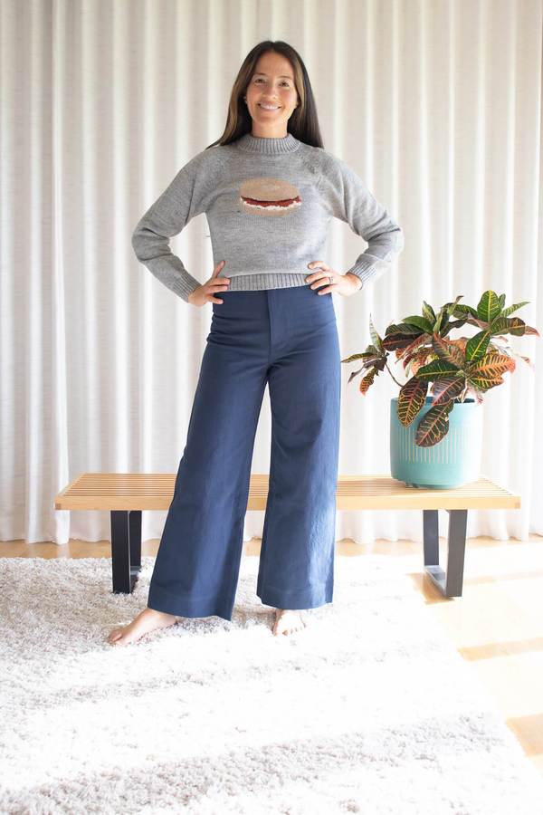 Rachel Antonoff Shmear Pullover - Grey Bagel Rachel Antonoff Shmear Pullover - Grey Bagel