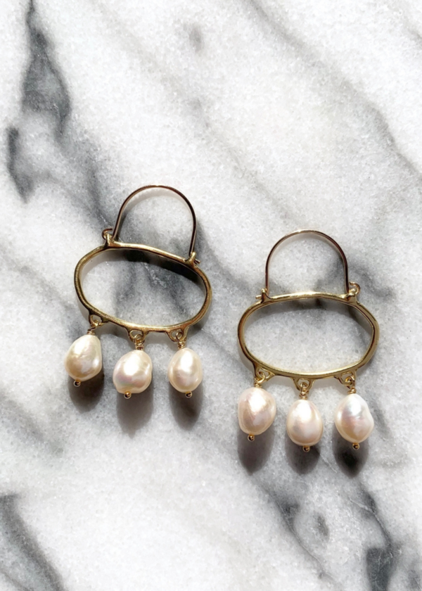 Goldeluxe Jewelry Penelope hoop earrings - 14K gold filled Goldeluxe Jewelry Penelope hoop earrings - 14K gold filled