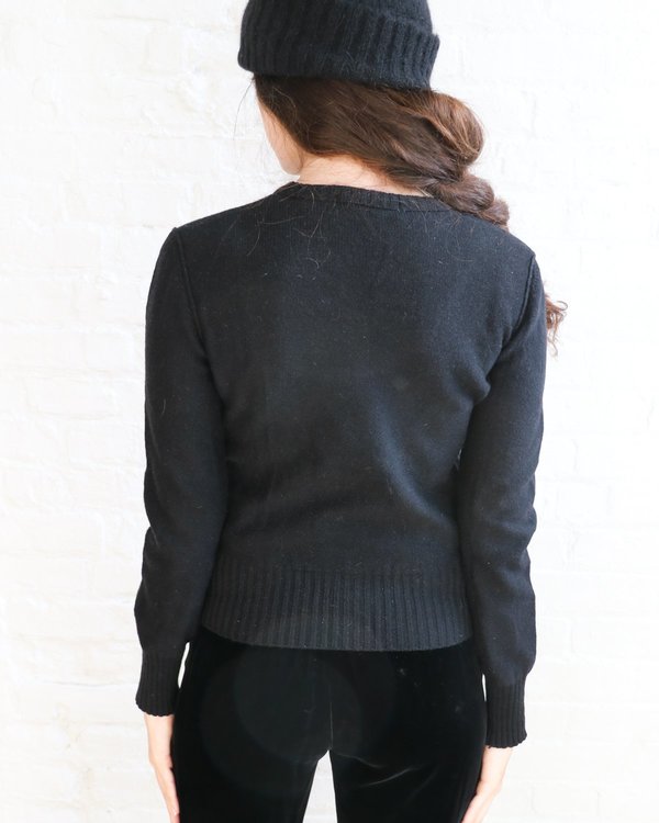 Vintage Sonia Rykiel Lip Sweater - Black Vintage Sonia Rykiel Lip Sweater - Black