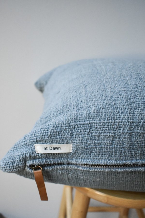at Dawn. Herb Dyed Pillow Case - Dusty Blue at Dawn. Herb Dyed Pillow Case - Dusty Blue