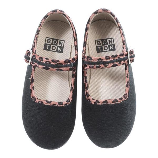 KIDS Bonton Child Velour Mary Jane Shoes - Grey KIDS Bonton Child Velour Mary Jane Shoes - Grey