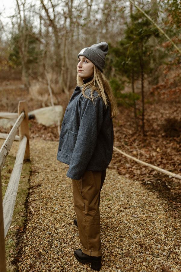 Conrado Nicole Painter Chore Jacket - Blue Wool Conrado Nicole Painter Chore Jacket - Blue Wool