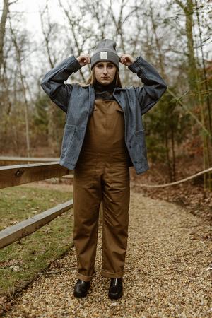 Conrado Nicole Painter Chore Jacket - Blue Wool Conrado Nicole Painter Chore Jacket - Blue Wool