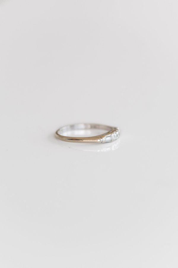 Vintage Diamond Band - 14k White Gold Vintage Diamond Band - 14k White Gold
