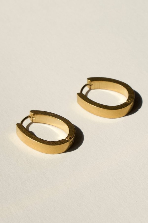 BRIE LEON Solid Drop Sleepers earrings - Gold plating BRIE LEON Solid Drop Sleepers earrings - Gold plating