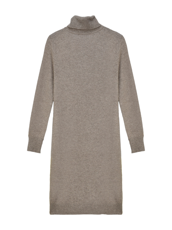 Pure Cashmere NYC Turtleneck Dress - Beige Pure Cashmere NYC Turtleneck Dress - Beige