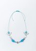 EVAE & Black Lux Smiley Cloud Necklace - Blue - Thumbnail 3