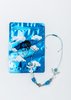 EVAE & Black Lux Smiley Cloud Necklace - Blue - Thumbnail 4