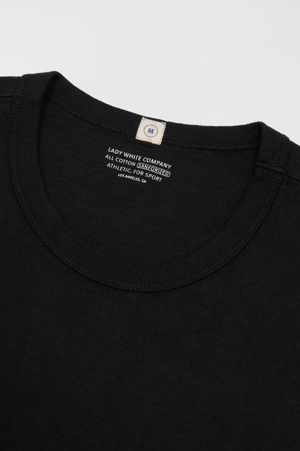 Lady White Co. Clark pocket t-shirt - black Lady White Co. Clark pocket t-shirt - black
