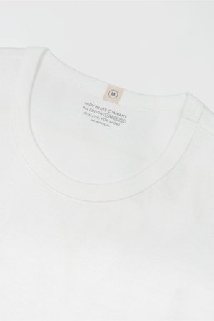 Lady White Co. Clark pocket t-shirt - white Lady White Co. Clark pocket t-shirt - white