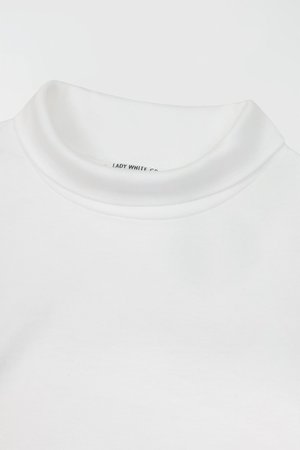 Lady White Co. Jersey turtleneck - white Lady White Co. Jersey turtleneck - white