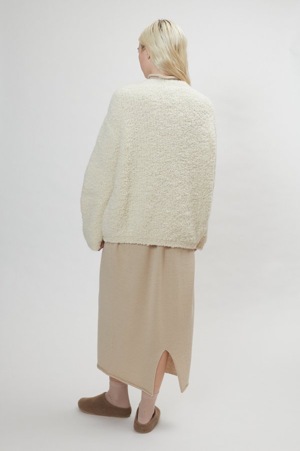 Lauren Manoogian Astrakhan Pullover - Raw White Lauren Manoogian Astrakhan Pullover - Raw White