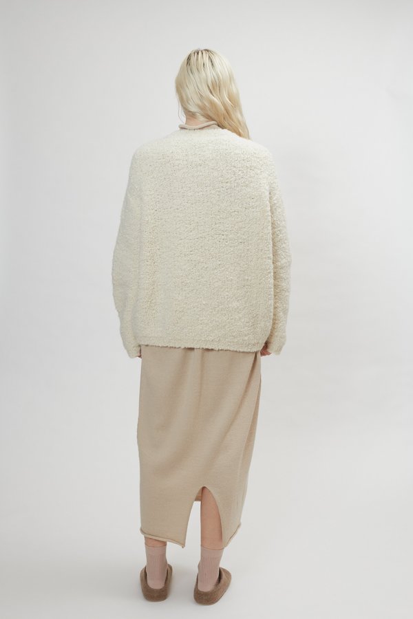 Lauren Manoogian Astrakhan Pullover - Raw White Lauren Manoogian Astrakhan Pullover - Raw White