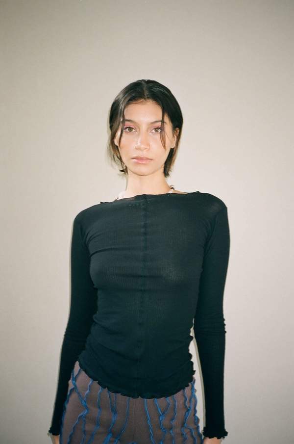 Baserange Pama Longsleeve - Black Baserange Pama Longsleeve - Black