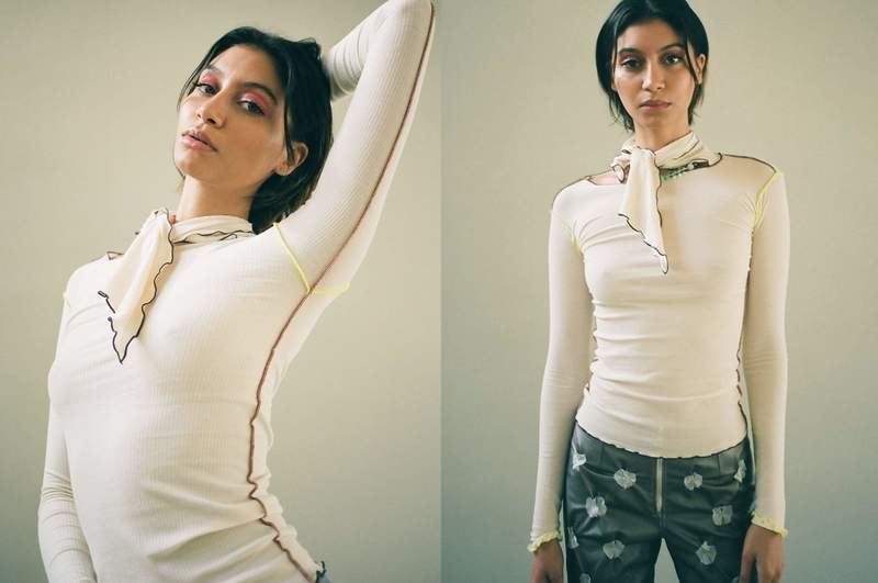 Baserange Pava Longsleeve Top - Off-White | Garmentory