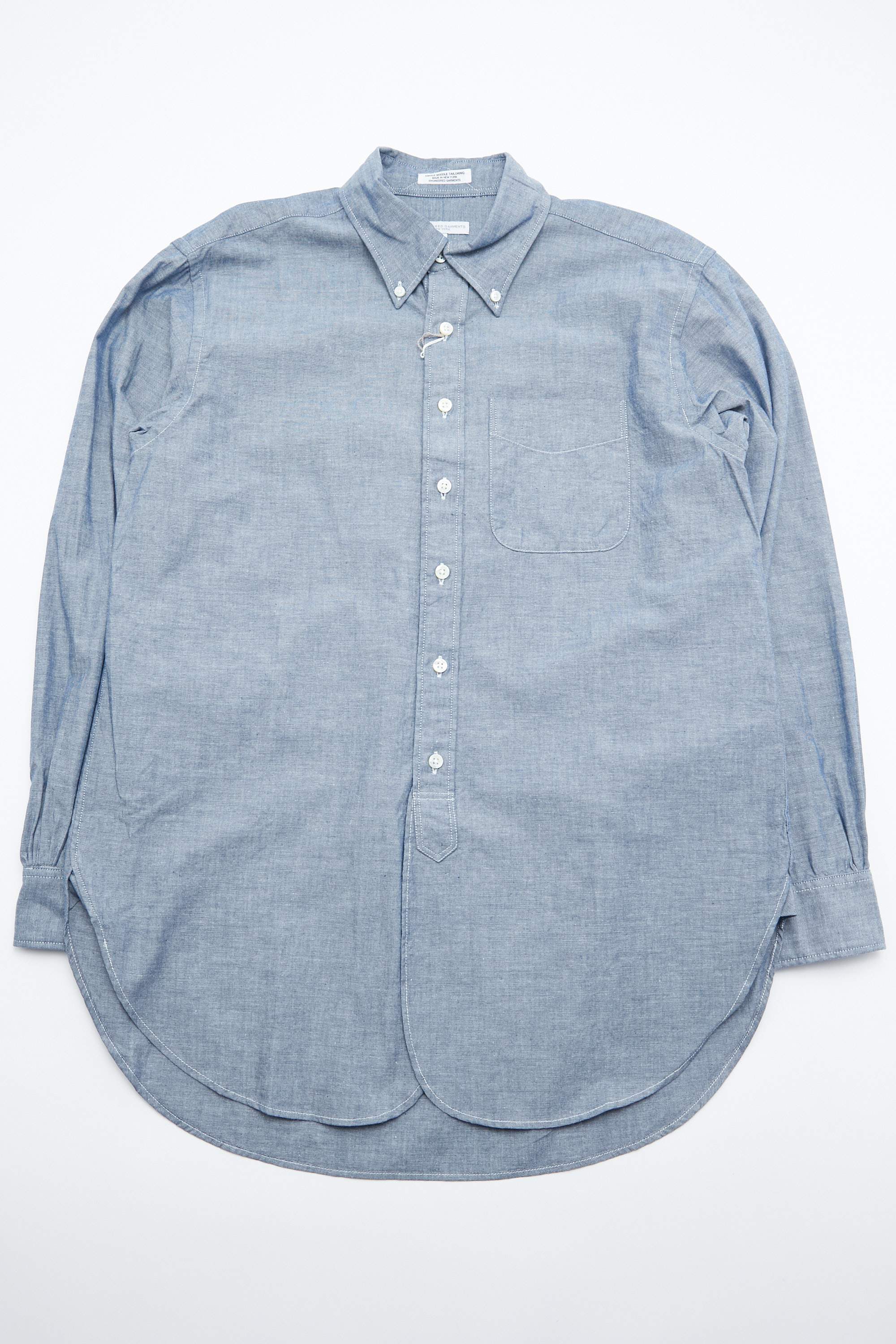 Engineered Garments 19 Century BD Shirt - Blue Cotton Chambray