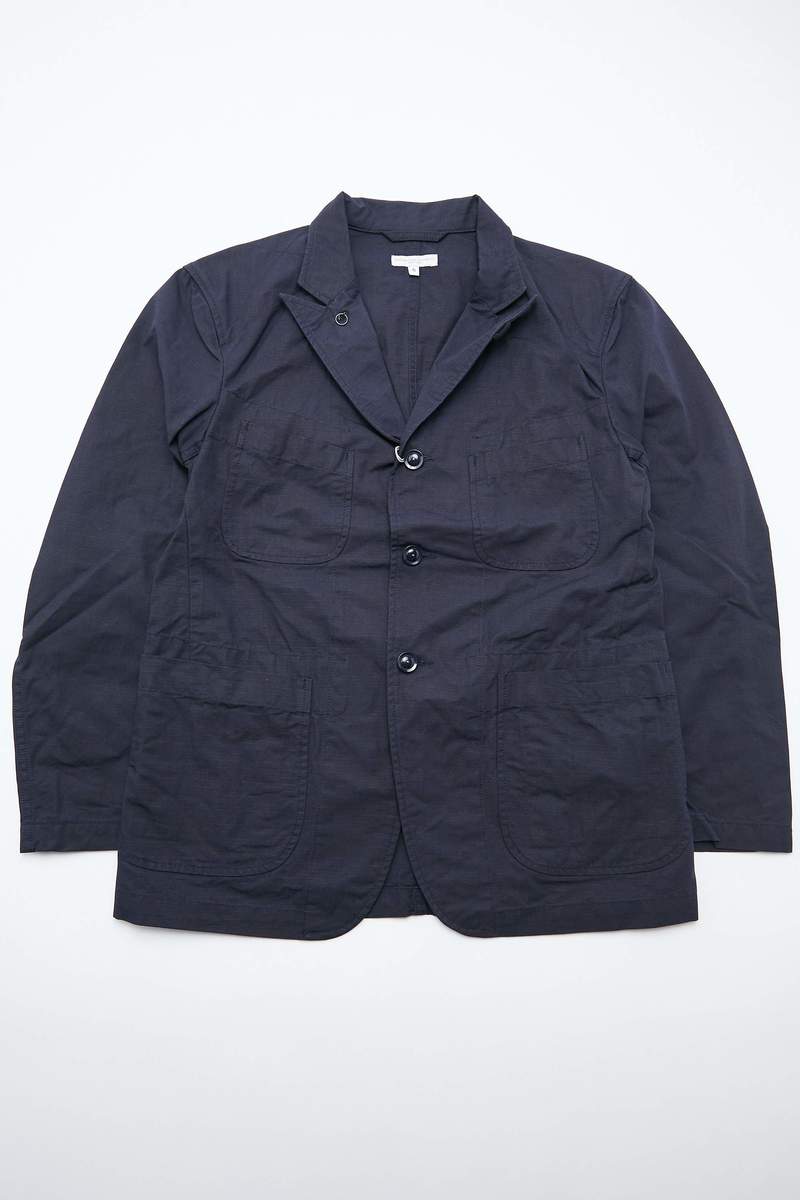 Engineered Garments Bedford Jacket - Dk. Navy Cotton Ripstop
