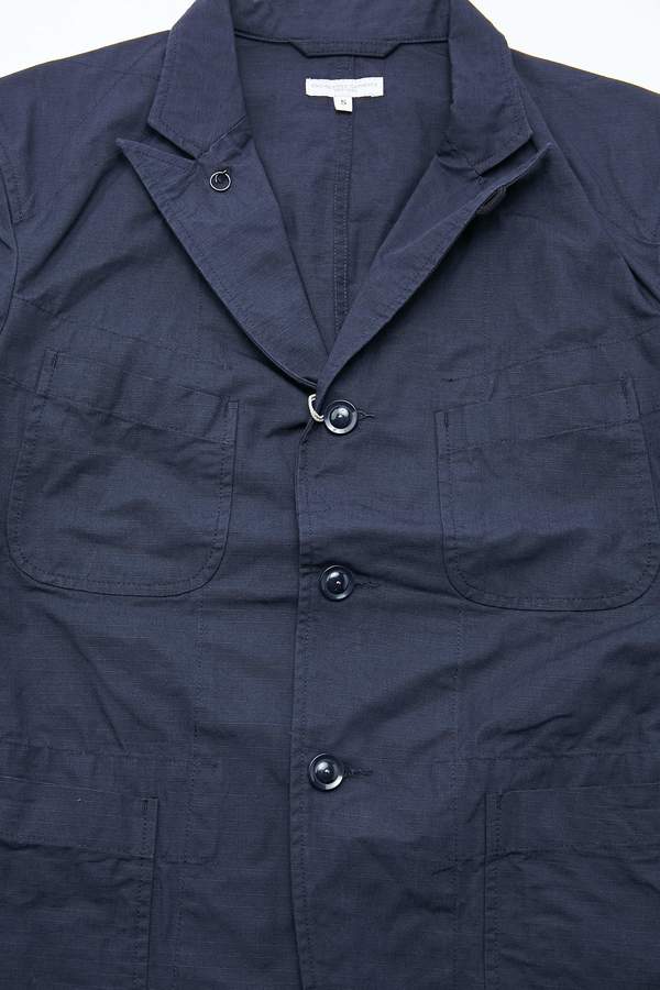 Engineered Garments Bedford Jacket - Dk. Navy Cotton Ripstop Engineered Garments Bedford Jacket - Dk. Navy Cotton Ripstop