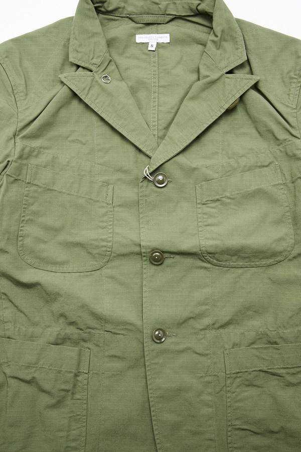 Engineered Garments Bedford Jacket - Olive Cotton Ripstop Engineered Garments Bedford Jacket - Olive Cotton Ripstop