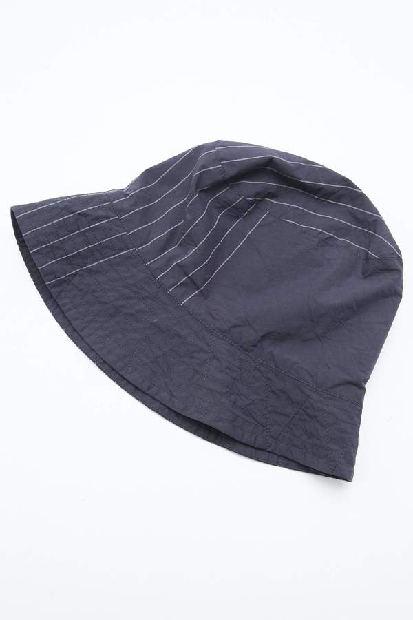 Engineered Garments Bucket Hat - Dk. Navy Nyco Gangster Stripe Engineered Garments Bucket Hat - Dk. Navy Nyco Gangster Stripe