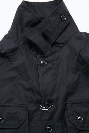 Engineered Garments Explorer Shirt Jacket - Black High Count Twill Engineered Garments Explorer Shirt Jacket - Black High Count Twill