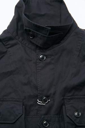 Engineered Garments Explorer Shirt Jacket - Black High Count Twill Engineered Garments Explorer Shirt Jacket - Black High Count Twill