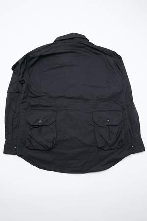 Engineered Garments Explorer Shirt Jacket - Black High Count Twill Engineered Garments Explorer Shirt Jacket - Black High Count Twill