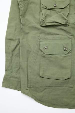 Engineered Garments Explorer Shirt Jacket - Olive Cotton Ripstop Engineered Garments Explorer Shirt Jacket - Olive Cotton Ripstop