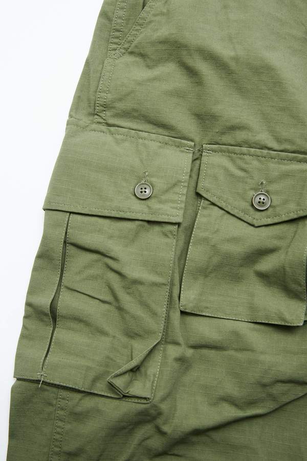 Engineered Garments FA Pant - Olive Cotton Ripstop Engineered Garments FA Pant - Olive Cotton Ripstop