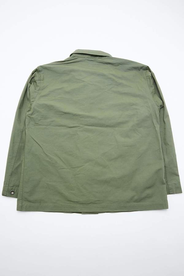 Engineered Garments M43/2 Shirt Jacket - Olive Cotton Ripstop