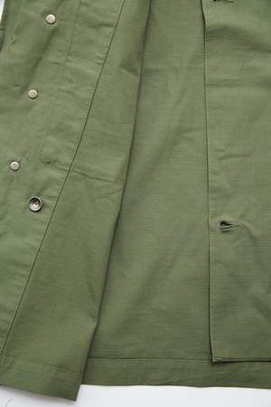 Engineered Garments M43/2 Shirt Jacket - Olive Cotton Ripstop Engineered Garments M43/2 Shirt Jacket - Olive Cotton Ripstop