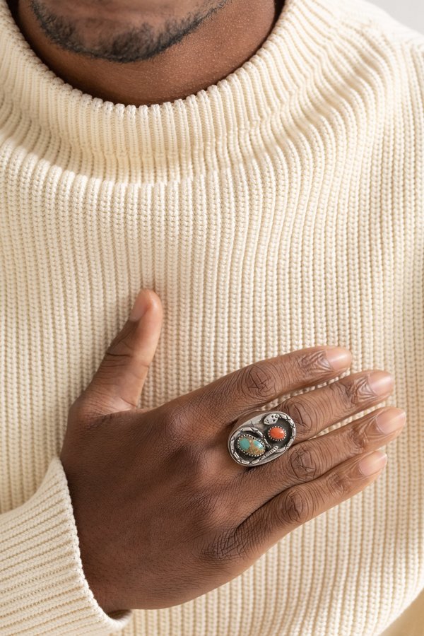 1950's NAVAJO SNAKE RING 1950's NAVAJO SNAKE RING