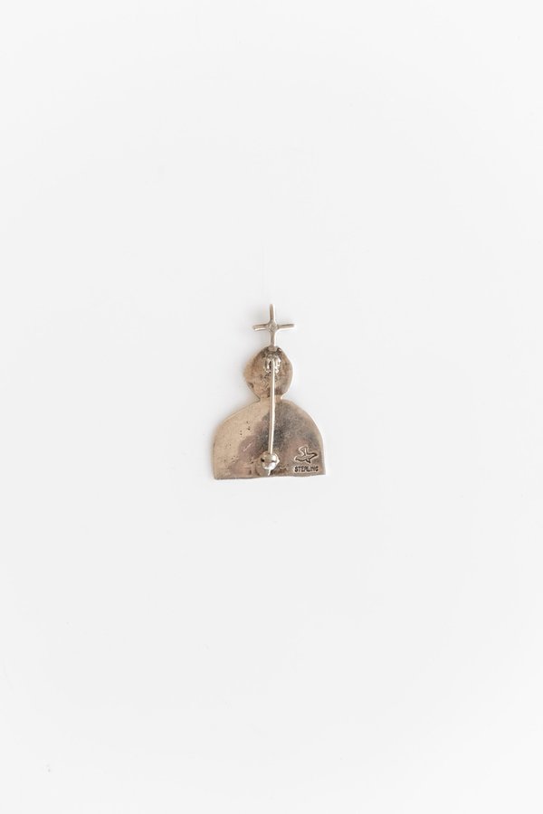 Vintage CROSS HEADED FIGURE PIN - STERLING SILVER Vintage CROSS HEADED FIGURE PIN - STERLING SILVER