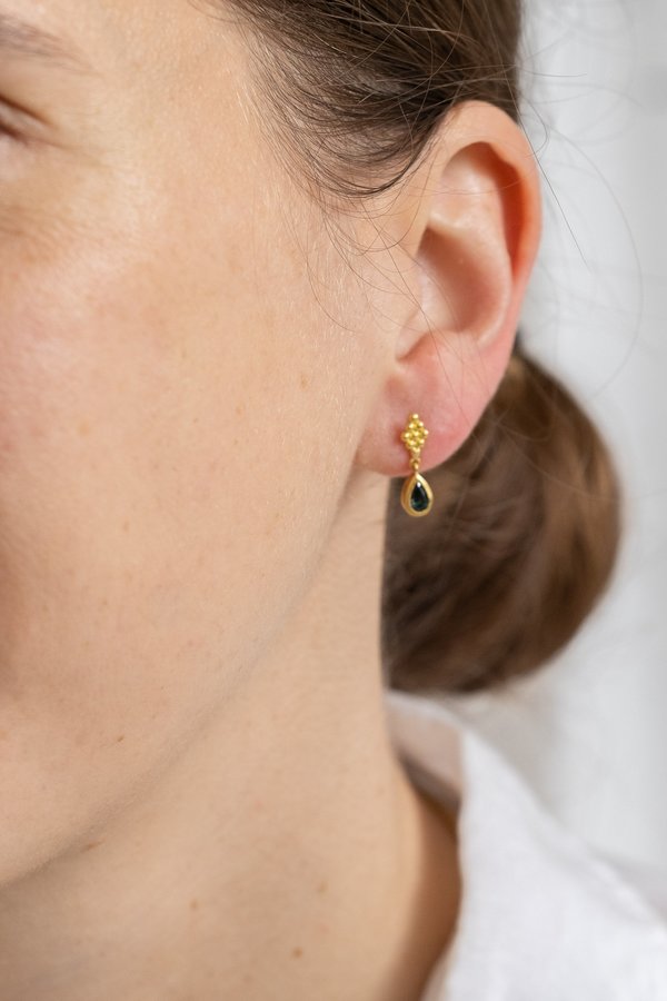 Prounis Sapphire Small Nona Earrings Prounis Sapphire Small Nona Earrings
