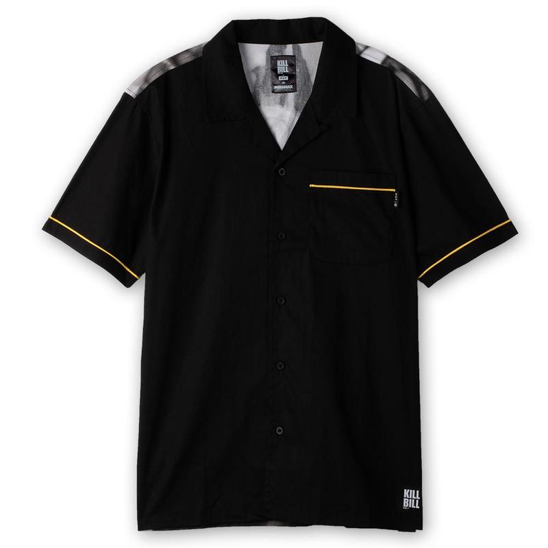 HUF x Kill Bill Crazy 88 Short Sleeve Woven Top - Black
