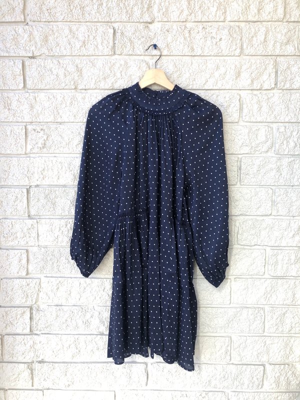 Apiece Apart YASO FLIT MINI DRESS - POLKA DOT Apiece Apart YASO FLIT MINI DRESS - POLKA DOT