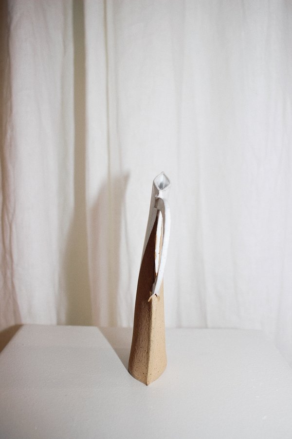 Alison Owen Dipped Vase No.1 - White Alison Owen Dipped Vase No.1 - White