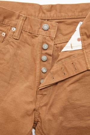 Pure Blue Japan 1150 Men's Woven 12oz Selvedge Twill Relaxed Tapered with One Wash Chino - Camel Pure Blue Japan 1150 Men's Woven 12oz Selvedge Twill Relaxed Tapered with One Wash Chino - Camel