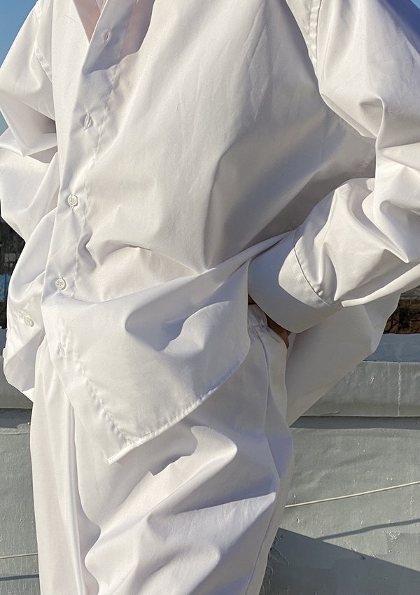 Baserange Ole Trousers - White Baserange Ole Trousers - White