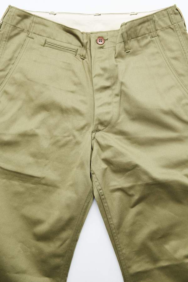 Warehouse & Co. Lot 1082 Duck Digger Chinos - West Point Green Warehouse & Co. Lot 1082 Duck Digger Chinos - West Point Green
