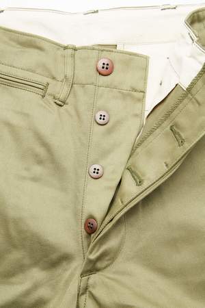 Warehouse & Co. Lot 1082 Duck Digger Chinos - West Point Green Warehouse & Co. Lot 1082 Duck Digger Chinos - West Point Green